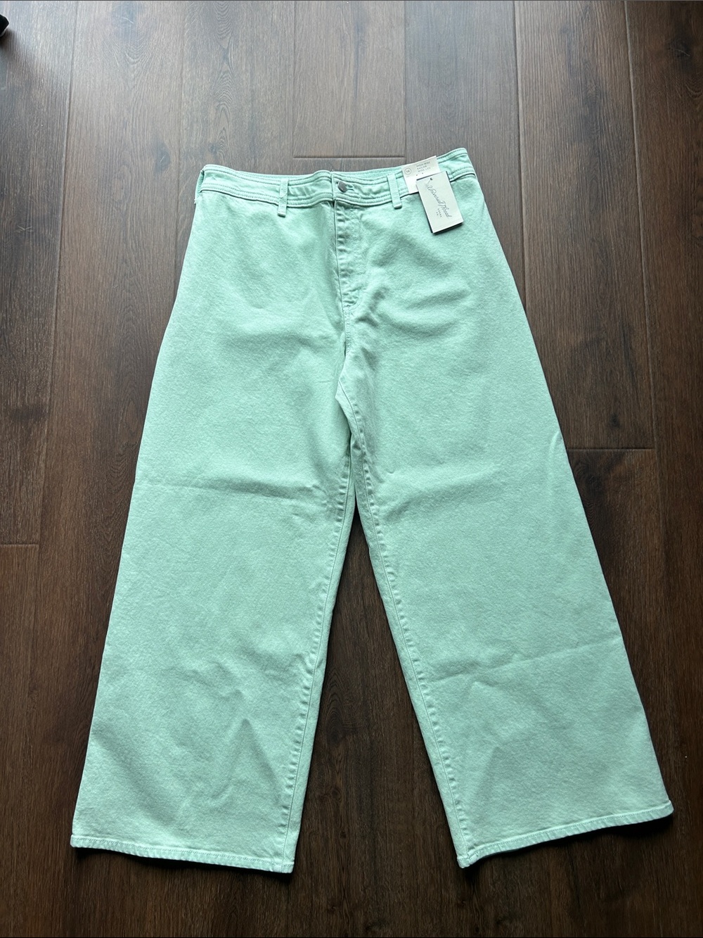 NWT Universal Thread High-Rise Sailor Wide Leg Denim Green | Wide Leg Denim